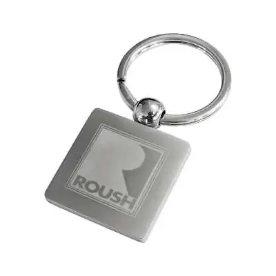 Ford Mustang F150 Roush Performance Logo Silver Metal Keychain Key Chain Ring • $9.95