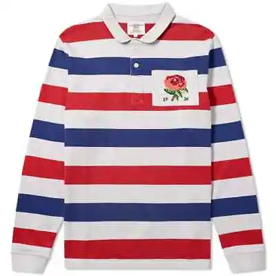 £69.90 • Buy Kent & Curwen David Beckham Finney Stripe Rugby Shirt,m,l,xl,xxl Bnwot/rrp £135 