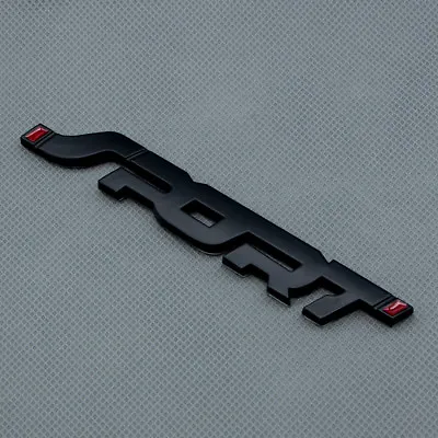 3D Matte Black Metal SPORT Logo Car Trunk Emblem Side Fender Badge Sticker Decal • $5.99