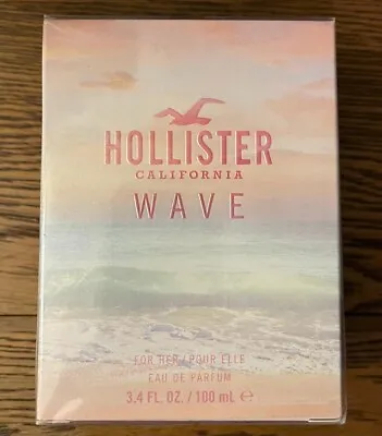 Hollister Wave For Her 100ml Eau De Parfum Spray Brand New & Sealed • £19.98