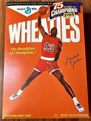 Michael Jordan Wheaties Box 2000 - 75 Years Of Champions Series UNOPENED • $11.95