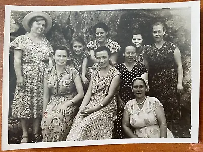 Beautiful Soviet Young Women Smiling Vintage Photo • £5.31