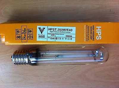 £15.06 • Buy 250w SON-T E40 High Pressure Sodium Floodlight Bulb Lamp 28000hr New