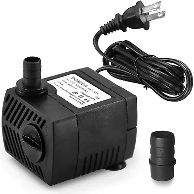 90 GPH Mini Submersible Pump Small Fountain Pump (5W 350L/H) For Water Feature • $13.26