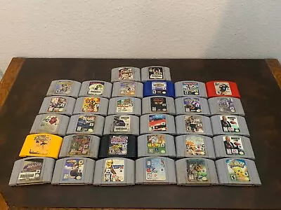 NINTENDO 64 Game Lot Bundle 32 Games *READ DESCRIPTION* • $41