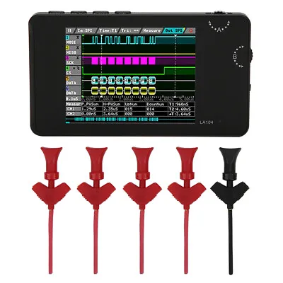 Portable Digital Logic Analyzer 2.8in TFT LCD Display 4Channels For Automotive☯ • £83.23