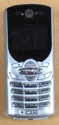 Motorola C350 - Silver And Black ( Rogers ) Very Rare Cellular Phone • $42.49