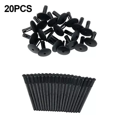 Rivets Vehicle 20 Sets Black Bumper Car Fastener Clips Fender Moulding • $7.55