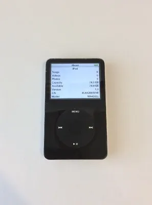 Apple IPod Classic 5th Generation Black (80 GB) Good Working Condition • $75