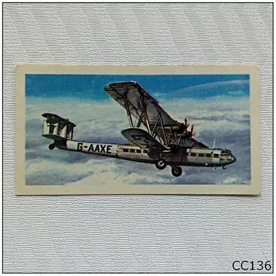 Brooke Bond History Of Aviation #17 Handley Page HP.42 Tea Card (C) (CC136) • £3.12