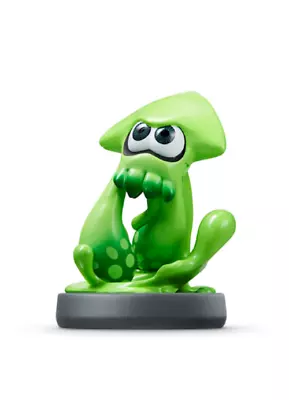 Inkling Squid (Green) - Splatoon Collection - Nintendo Amiibo - Used • $20