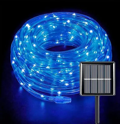 39FT Solar Rope Lights Outdoor Waterproof LED PVC Tube Fairy String Light Garden • $10.99