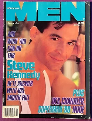 GAY: Vtg 1990 Sexy Male Beefcake Physique Muscle Magazine ADVOCATE MEN Jan. • $9.99