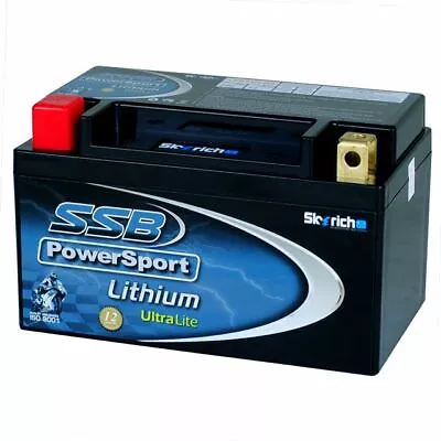 SSB Power Mx LFP14H-BS Lithium Ultralite 12Volt  Motorcycle Adventure Battery • $135.05