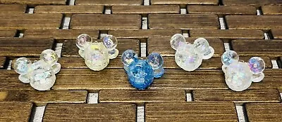 Mickey Mouse Vintage Clear Hair Clips Accessories Set Of 5 • $10