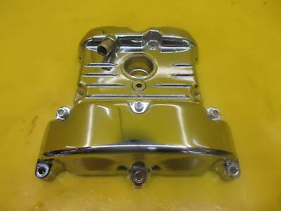 Oem 02-04 Harley-davidson Vrsca V-rod Rear Chrome Engine Top End Valve Cam Cover • $49.99