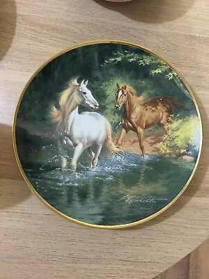 Free As The Wind Franklin Mint Horse Plate • £6