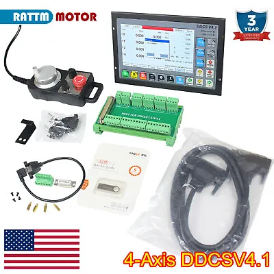 4 Axis Stand-alone Offline CNC Motion Controller DDCSV4.1 CNC Machine System&MPG • $340