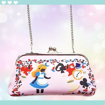 £9.99 • Buy Alice In Wonderland Bag Clutch Chain Handbag Cute Kawaii Cosplay Fairy Tales