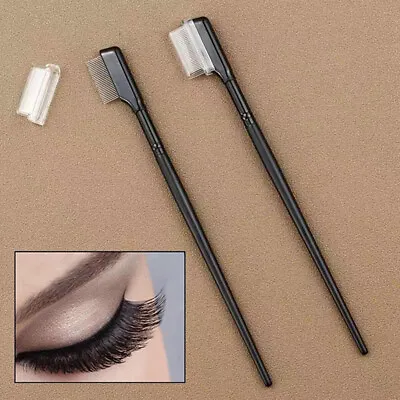 1PC Eyelash Comb Metal Eyebrow Brush Tool Mascara Separator Lash Cosmetic To-ca • $1.50