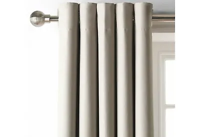 £19.99 • Buy Home 117 X 183cm Blackout Eyelet Curtains  In Mocha
