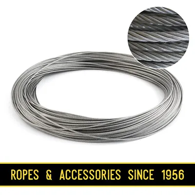 £0.99 • Buy Galvanised Steel Wire Rope Cable 1mm 1.5mm 2mm 3mm 4mm 5mm 6mm FREE DELIVERY