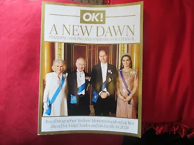 OK! Magazine (UK) 'A New Dawn' The Royal Family In 2024 *Brand New* • £14.99