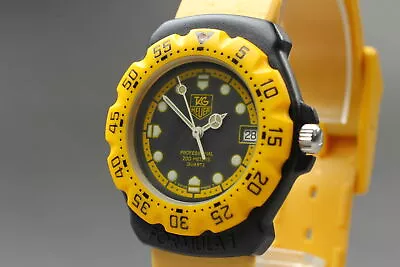 [N MINT] TAG Heuer Formula 1 380.513/1 Quartz Yellow Black Mens Watch From JAPAN • $270
