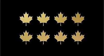 Canadian Maple Leaf Decal Phone Laptop Small Canada Stickers Set Of 8 • $4.49