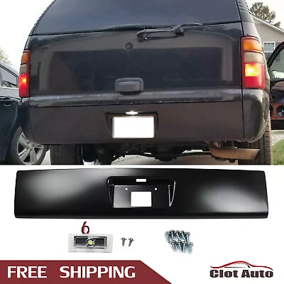 For 2000-2006 Chevy Suburban Tahoe GMC Yukon Black Steel Rear Bumper Roll Pan • $85.99