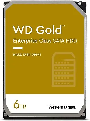 Western Digital 6TB WD Gold Enterprise Class Internal Hard Drive - 7200 RPM C... • $433.84