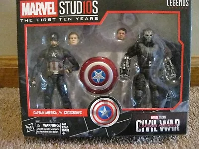Marvel Legends Captain America And Crossbones Deluxe Box Set Mib 6 In. Civil War • $49.99