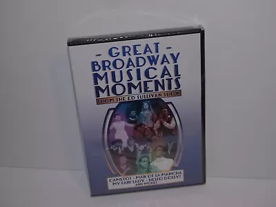  Great Broadway Musical Moments From The Ed Sullivan Show  DVD 4-Disc Set SEALED • $24.99