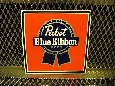 PBR PABST BLUE RIBBON Beer ~ NEW ~ STICKER 5  Square Decal FREE US SHIPPING • $7.99