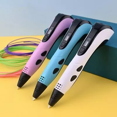 Pencil With LCD Screen 3D Printing Pen Arts Printer 3D Pens Drawing Supplies • $15.21