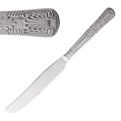 £14.50 • Buy Kings Pattern Cutlery Stainless Steel Restaurant Knife Fork Spoon - Packs Of 12