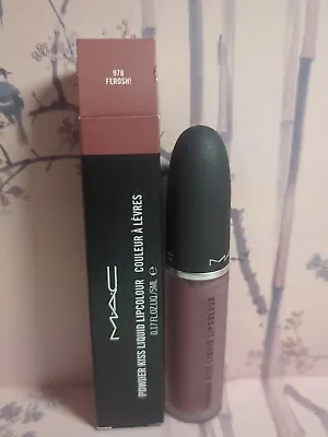 MAC Powder Kiss Liquid Lip Color 978 Ferosh ! • $20.99