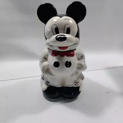 Antique Mickey Mouse Minnie Mouse Turnabout Cookie Jar Mid Century • $89.99