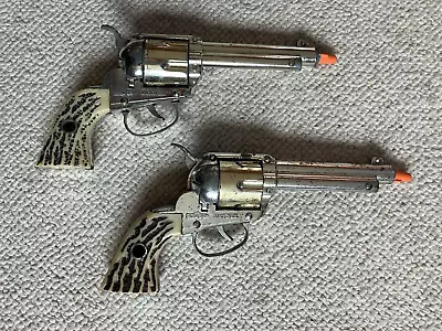 Vintage Mattel Holster And 2 Fanner Shootin Shell Toy Guns • $49