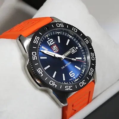 Luminox Pacific Diver Blue Dial Stainless Steel Rubber Strap Men's Watch XS3123. • $389.99