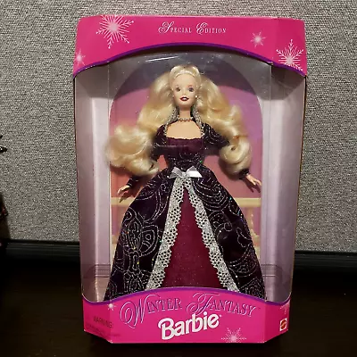 Mattel 1996 Winter Fantasy Barbie  Doll  Special Edition In Box • $22.10