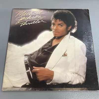 Michael Jackson - Thriller 1982 Vinyl LP Gatefold Record Album 38112 • $19.99