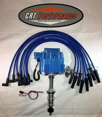 $132.79 • Buy Ford Fe 352 390 427 428 Blue Hei Distributor + Usa Wires - F100 F150 F250 F350
