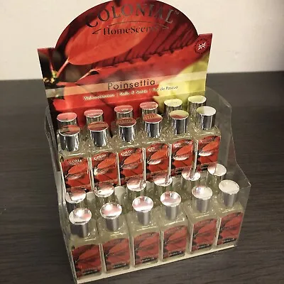 COLONY / COLONIAL Homescent - POINSETTIA X36 Full Box Joblot - Refresher Oil • £17.95