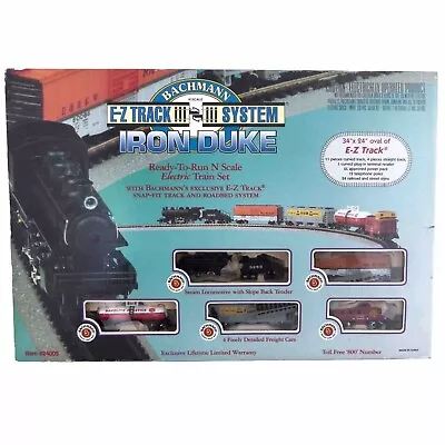 Bachmann Iron Duke  N Scale Starter  Set With Cars And E-z Track System #24005 • $99