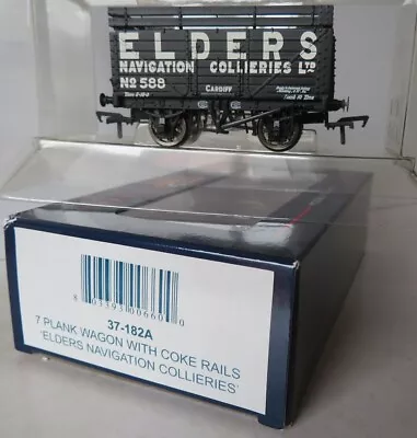 BACHMANN 37-182A 7 Plank Open Coal Wagon With Coke Rails 'ELDERS'  (Boxed) • $29.99