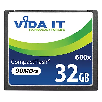 NEW 32GB Compact Flash CF Memory Card Supports Video Recording In Full HD UHD 4K • £59.99