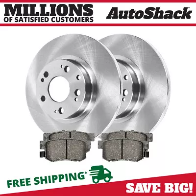 $61.19 • Buy Rear Brake Rotors & Pads For 2005-2016 Honda CR-V 2010-2018 Acura RDX 2.4L 3.5L