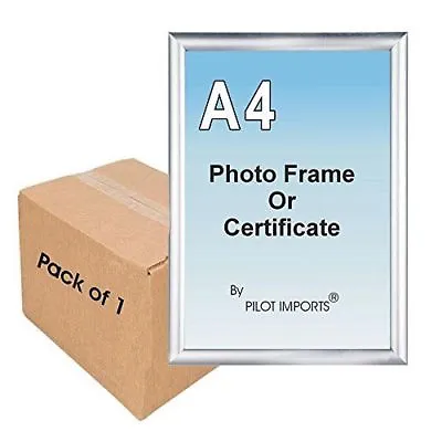 £4.49 • Buy A4 Photo Frame, Picture Frame, Certificate Frame, Freestanding & Wall Mountable