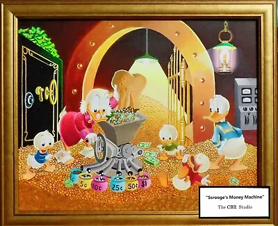 After Carl BARKS ---  Scrooge's Money Machine  --- Orig FINE ART By CBR Studio • $7500